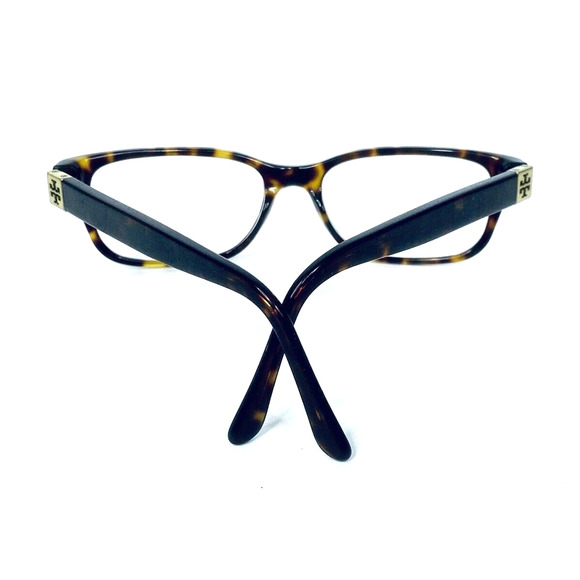 Tory Burch Tortoise Wayfarer Rectangular Glasses - Picture 5 of 12